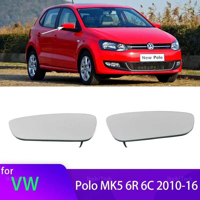 For Volkswagen VW Polo 5 MK5 6R 6C 2010-2016 High Quality Car Left or Right Mirr for Volkswagen MK5 2010-2016 - Automoti