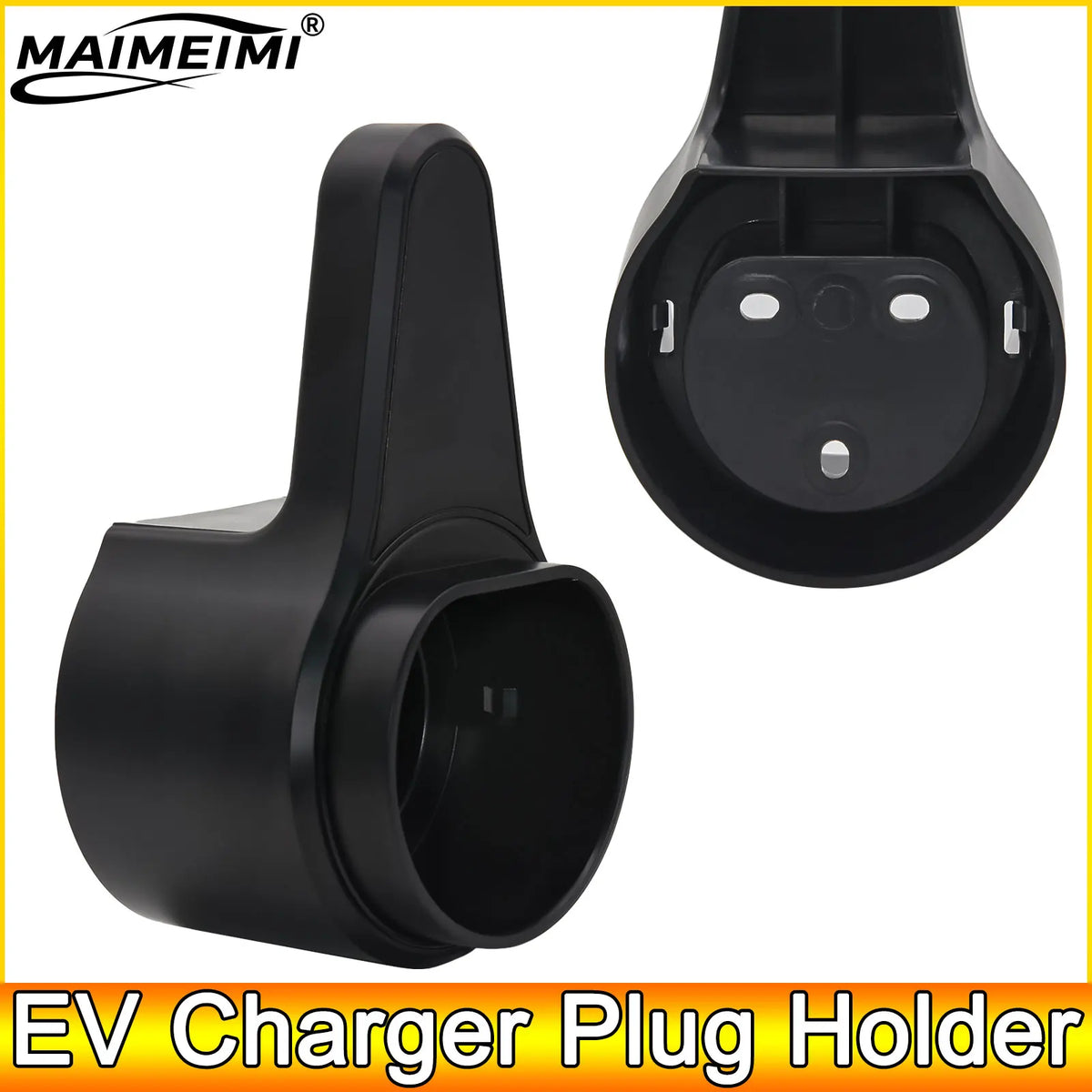 AD EV Charger Plug Holder for Electric Vehicle Charging Cable Plug Stand Extra Protection Wallbo - Automotive LED Light