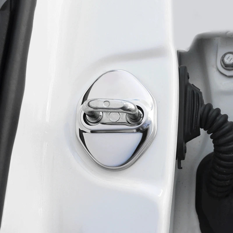 4PCS Car Door Lock Protect Cover Anti Rust For Mazda CX5 CX30 CX50 CX60 BT50 201 for Mazda CX60 BT50 CX30 - Automotive L