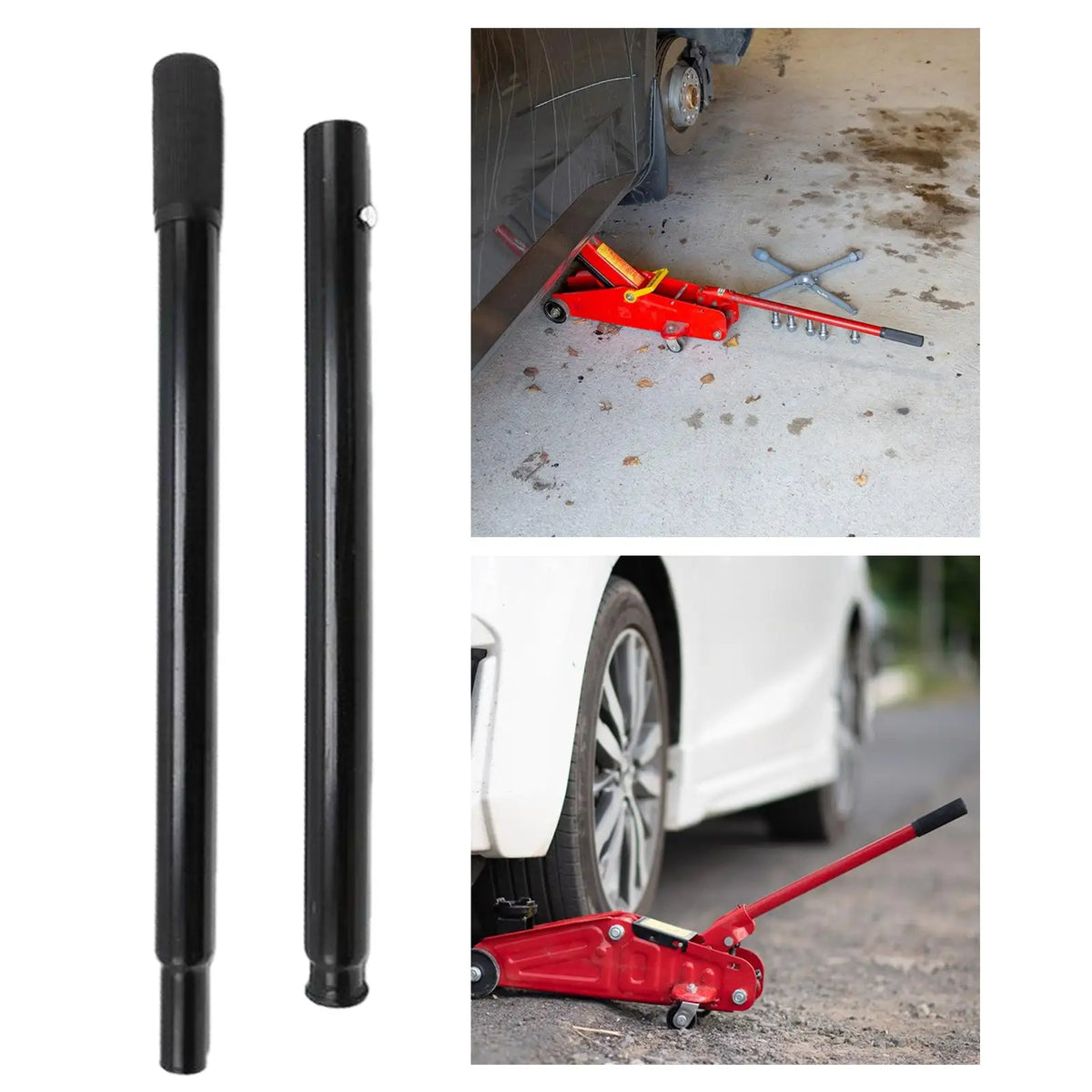 3 Ton Jack Handle Replacement Hand Tool Multiuse Wear Resistant Easy to Use Horizontal Hydraulic - Automotive LED Light