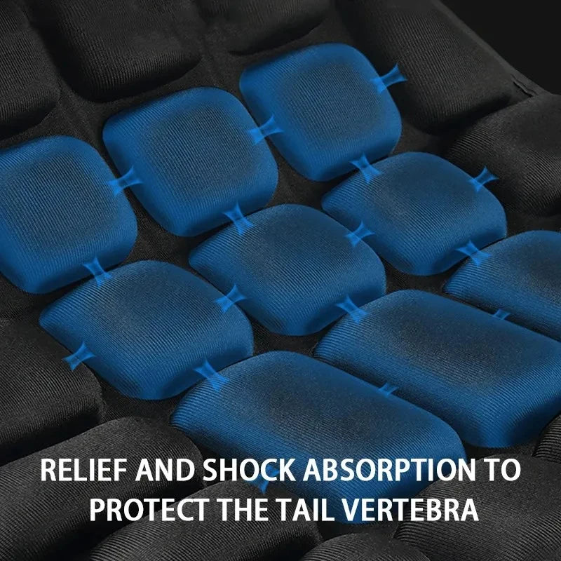 Motorcycle 3D Seat Cushion Black Foam Soft Comfortable Breathable EVA Seat Covers Mats Motorcycl - Automotive LED Light