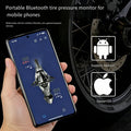 2 Pack Motorcycle Tire Pressure Monitoring System Bluetooth TPMS for Motorcycles Real-Time Tire  - Automotive LED Light