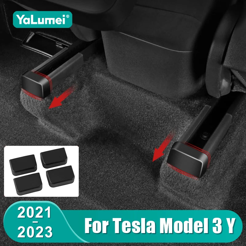 For Tesla Model Y 2021 - 2024 Model 3 2021 2022 2023 Car Rear Seat Slide Rail Pr for Tesla Model Y Model 3 2021-2024 - A