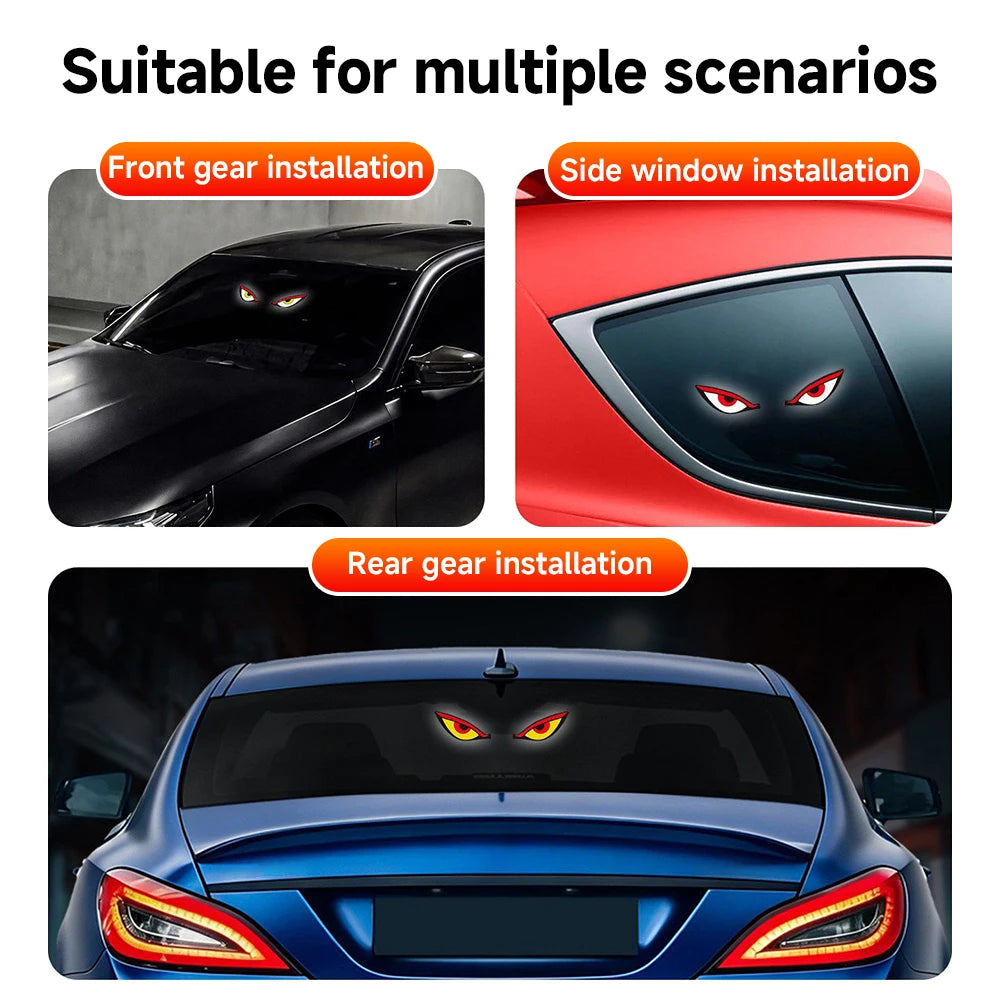 For Haval Jolion 2021 2022 2023 2024 2025 2026 Car Anti-rear-end Safety Flash Monster Eye Warnin - Automotive LED Light