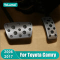 Car Fuel Brake Pedals Cover For Toyota Camry XV40 XV50 2006 2007 2008 2009 2010  for Toyota Camry XV50 XV40 - Automotive