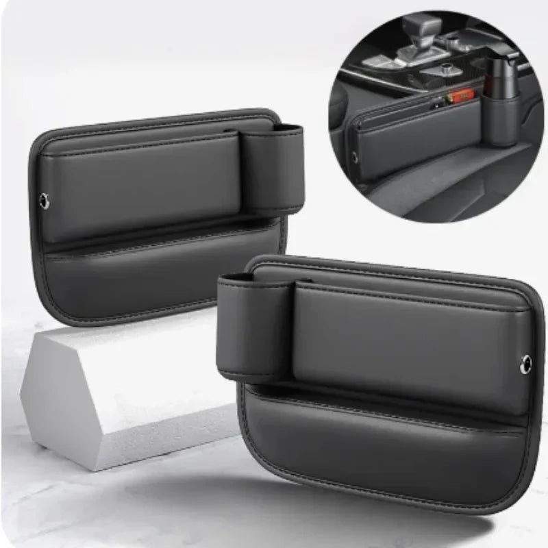 Multifunction Car Seat Gap Organizer Storage Box Pocket Universal Wallet Keys Card Cup Phone Hol - Automotive LED Light