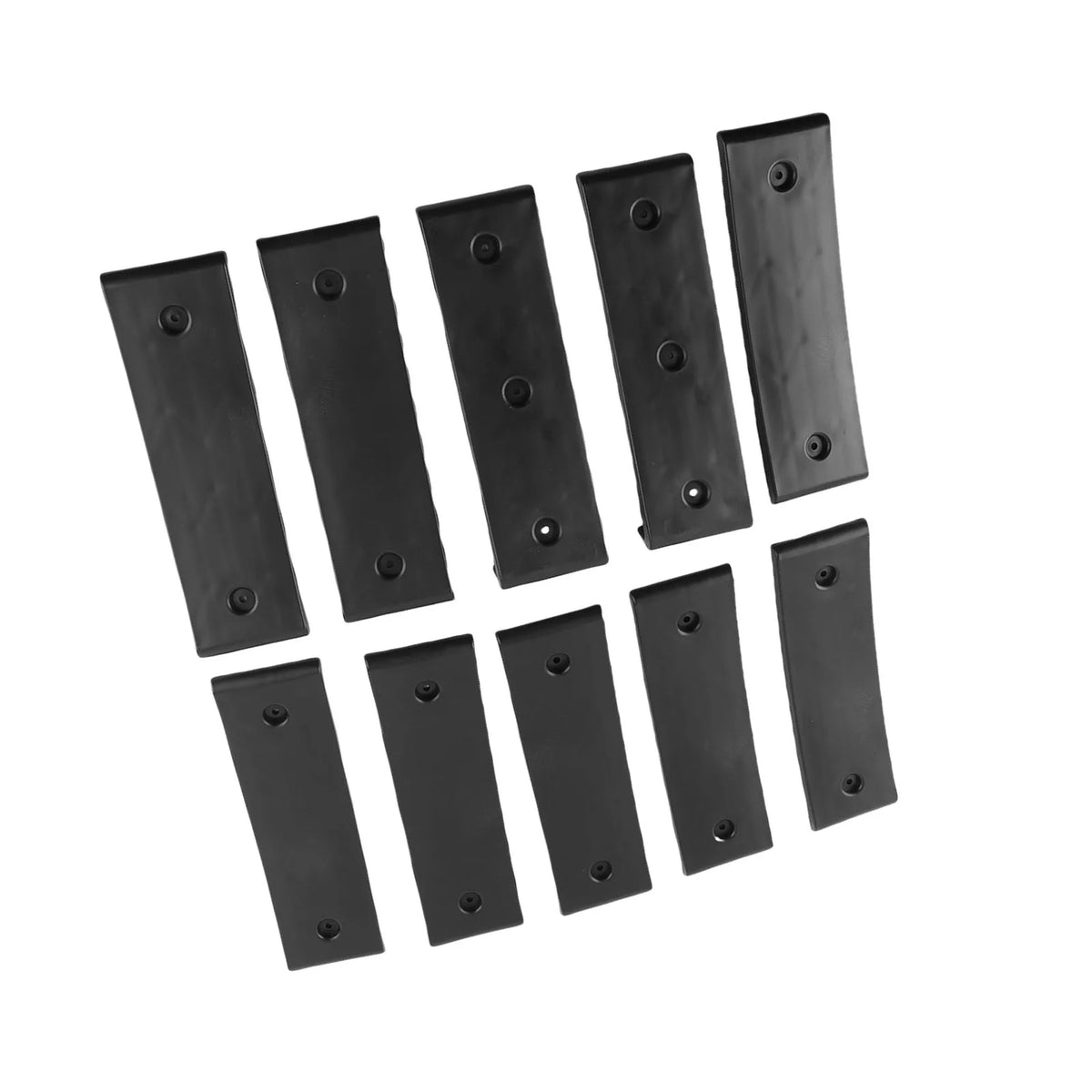 10 Piece Black Boat Trailer Bunk Slides Pads Easier Launching Loading 3 X 10in Reduces Friction  - Automotive LED Light