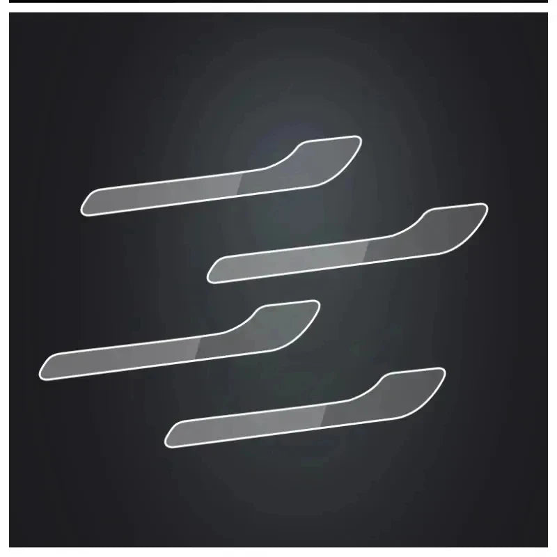 4PCS Car Door Handle Protector Stickers Anti-Scratch Car Door Handle Cover Guard Door Handle Wra - Automotive LED Light