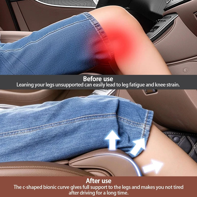 2026 Car Seat Cushion With Leg Support Universal Car Seat Protection Cover Breathable Thick Padd - Automotive LED Light