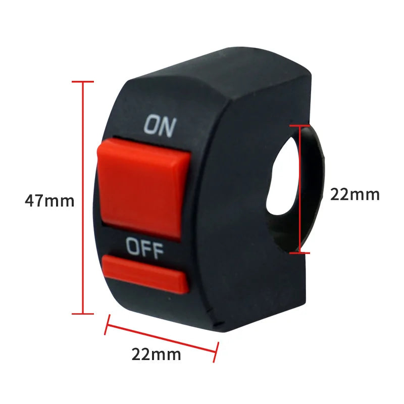 Motorcycle Modification Accessories, Dual Flash Switch, LED Headlight Controller Switch, Hazard  - LED Motorcycle Light