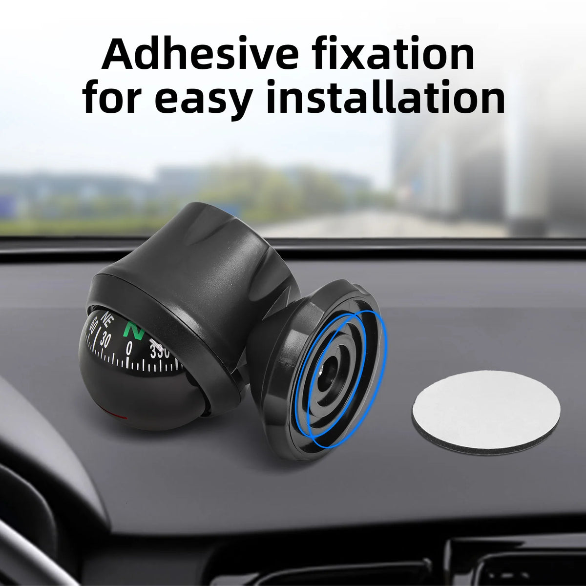 Waterproof Outdoor Measure Tool Vehicle Compass Multifunction Car Inclinometer Slope Automotive  - Automotive LED Light