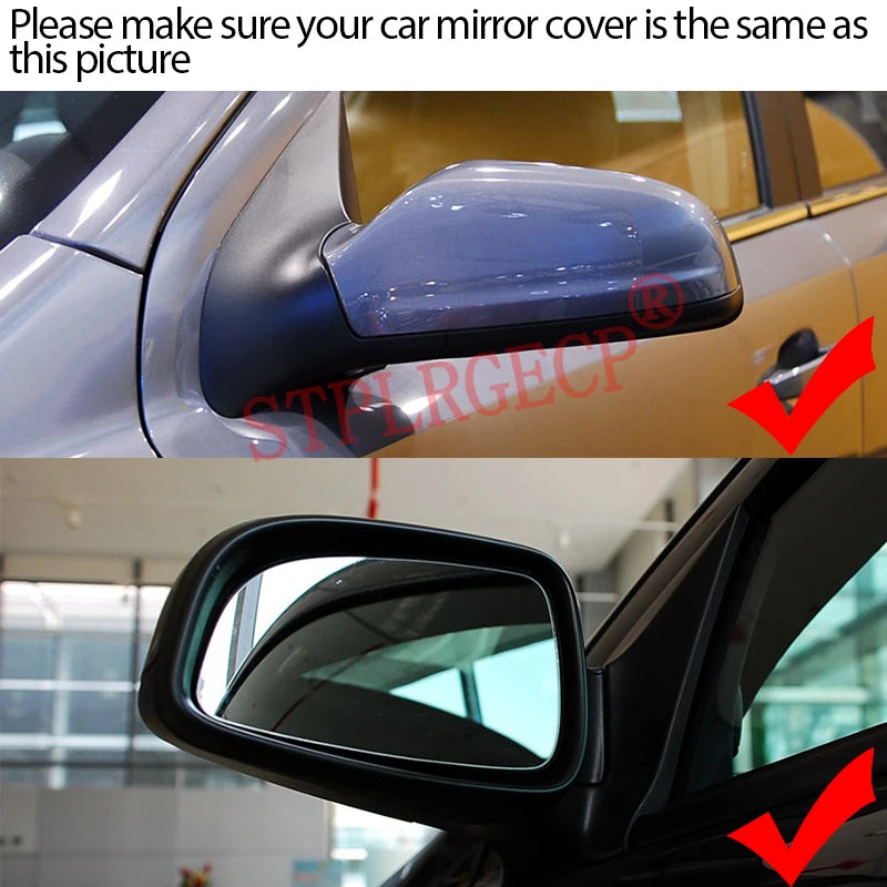 Stplrgecp Passenger Driver Side Left or Right Door Side Heated Wing Mirror Glass for Opel 2004-2009 - Automotive LED Lig