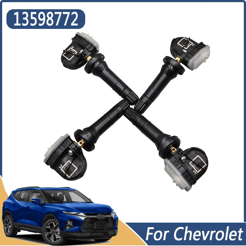 4PCS/Lot TPMS 315MHZ 13598772 For 2018-2020 Cadillac XT5 2019-2022 Chevrolet Bla for Cadillac XT5 2018-2020 - Automotive
