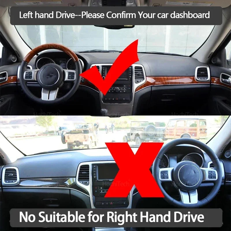 Anti-Slip Dashboard Cover Protective Pad Car Accessories Sunshade Carpet for Jee for Jeep WK2 2011-2019 - Automotive LED
