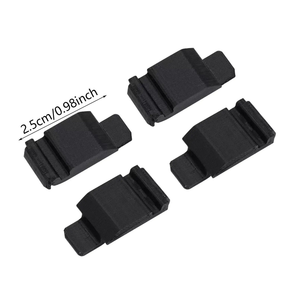 4 Pieces Door Lock Striker Kit 1237200104 Replaces Accessory Professional 1237200204 Rubber Fix  - Automotive LED Light