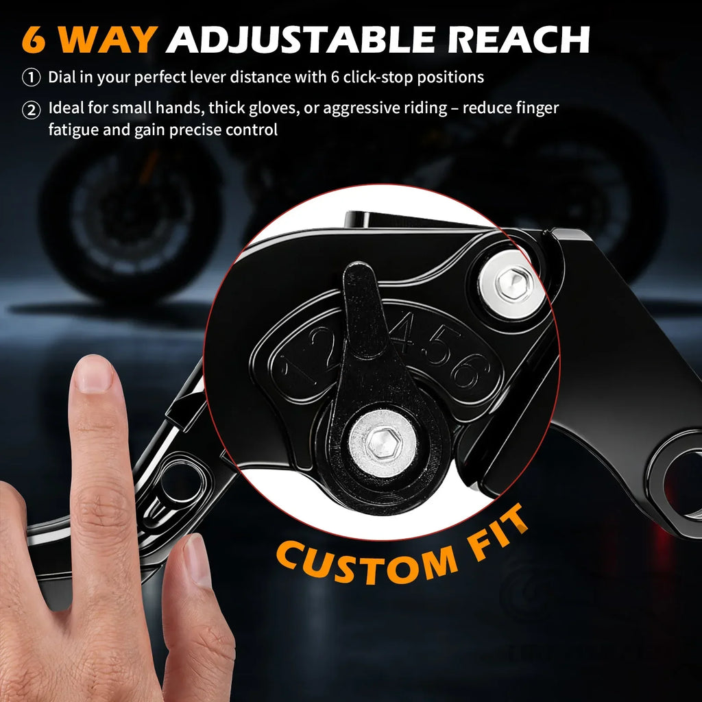 Brake Handle Motorcycle CNC Aluminum Adjustable Foldable Brake Clutch Lever Set  for HONDA 2013-2020 - Automotive LED Li