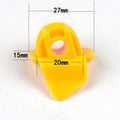 Yellow Nylon Protective Gasket Pads Bird Head Remover Tire Changer Accessory for Rim Protection - Automotive LED Light