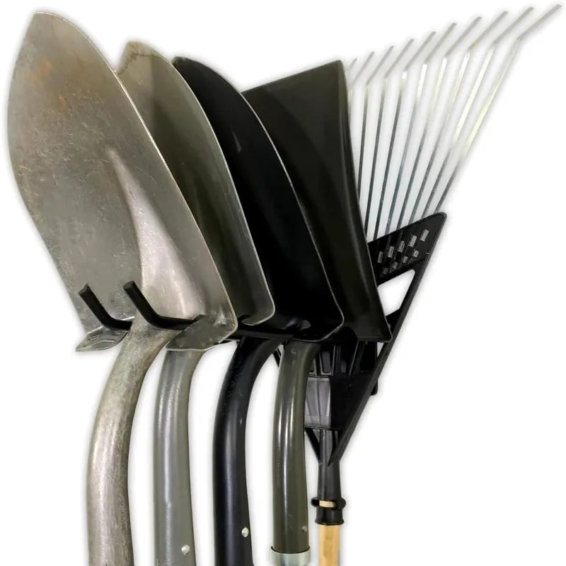 Heavy Duty Tool Storage System Hooks Wall Holder Garage Storage Multi-Purpose Garden Tool Organi - Automotive LED Light