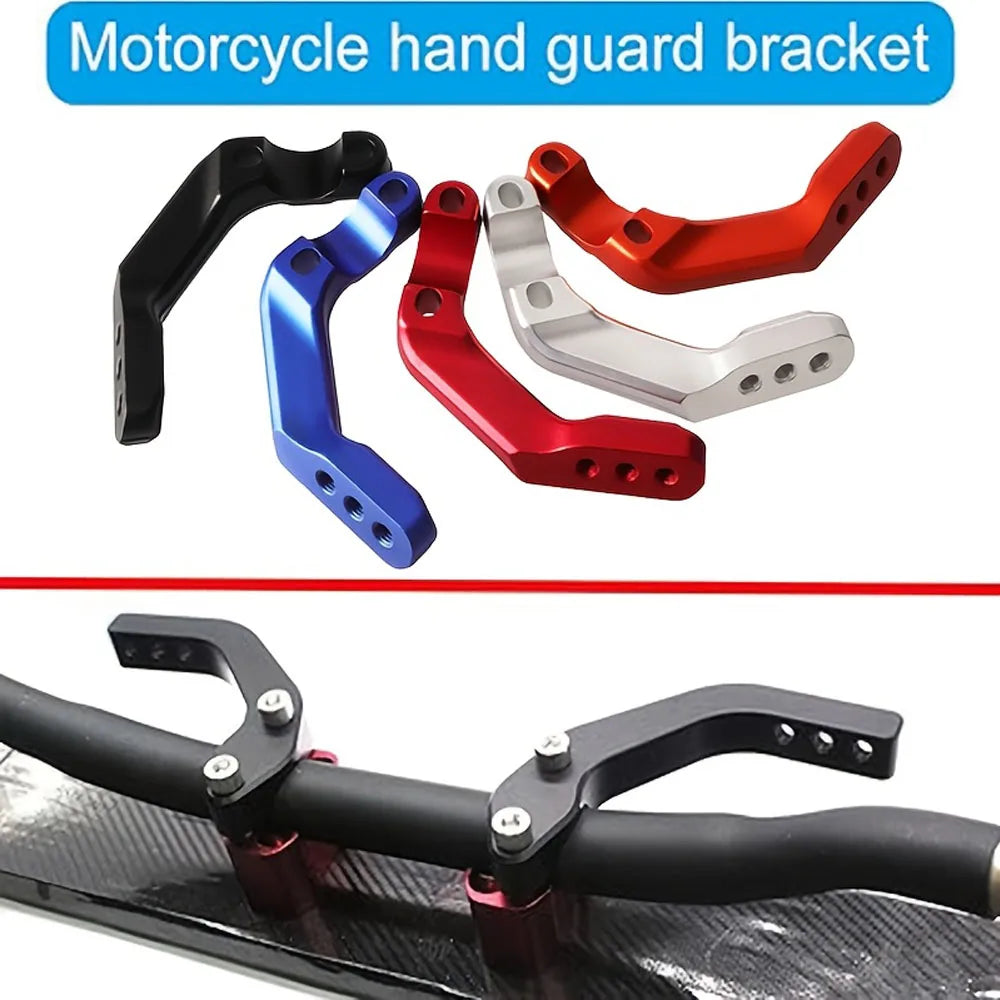 Motorcycle Universal Handguard Support Bracket Mount 28mm Handlebar Guard Clamp For Honda KTM EX - Automotive LED Light