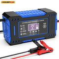 Battery Repair LCD Display 6A 12V Intelligent Car Battery Charger Car and Motorcycle Battery Cha - Automotive LED Light