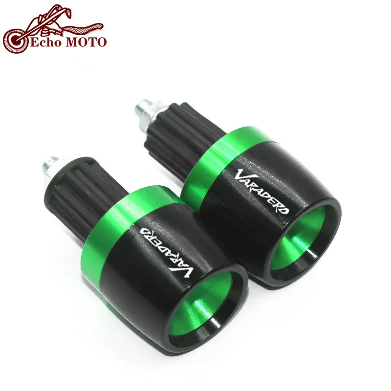 Motorcycle Handlebar Grips Handle Bar Cap End Plugs For Honda XL1000V Varadero XL1000 XL125 V XL - Automotive LED Light