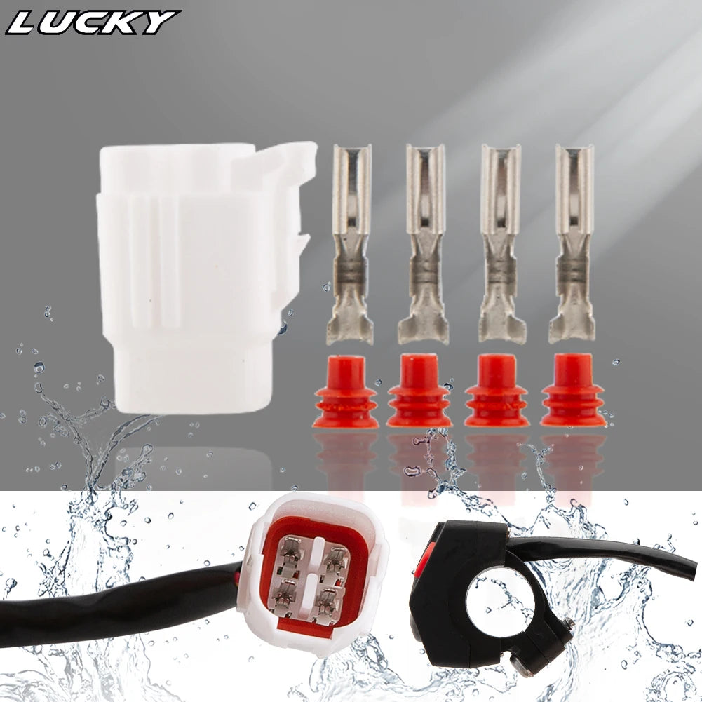 Motorcycle Universal Electric Flameout Starter Stop ON/OFF Kill Switch For KTM EXC-F SXF XC TE F - Automotive LED Light