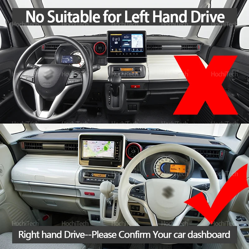 For Suzuki Spacia MK2 MK53S 2017-2023 Dashboard Cover Board Anti-Slip Mat Protec for Suzuki MK53S MK2 2017-2023 - Automo