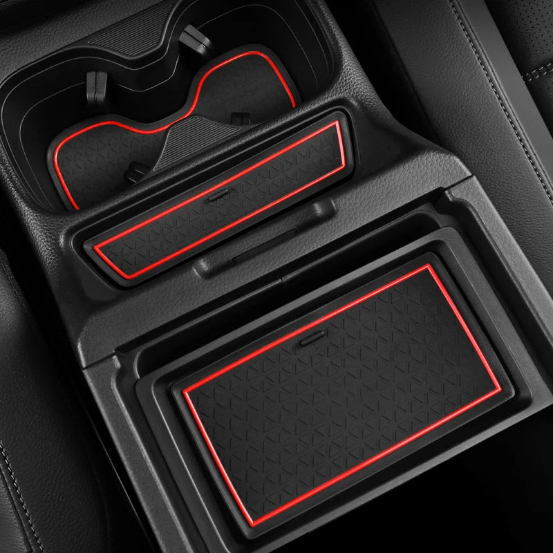 For Honda CRV 6th Gen 2023 2024 2025 CR-V Hybrid Car Anti-Slip Gate Slot Cup Mat Door Non-slip R - Automotive LED Light