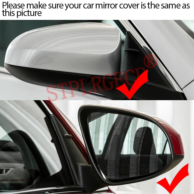 Stplrgecp Passenger Side Right Door Side Heated Wing Mirror Glass Lens for Toyot for Toyota Camry XV50 XX40 - Automotive
