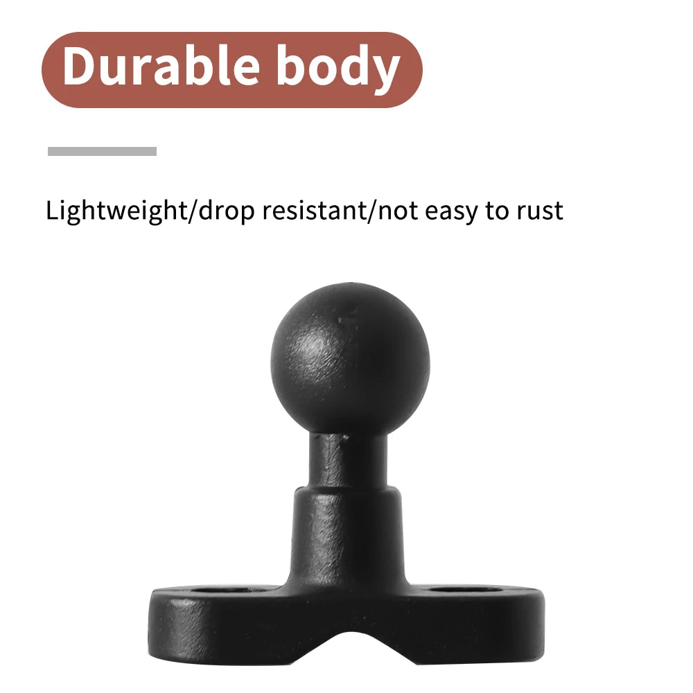 Motorcycle Handlebar Accessories U Bolt Mount Base Kit 2.2cm Ball Clamp Bracket for Motorbike Ph - Automotive LED Light