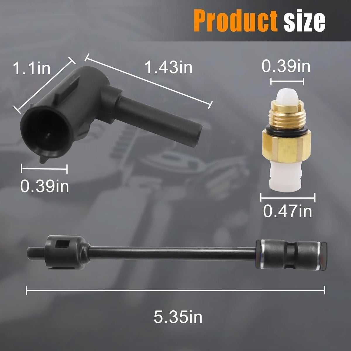 2PCS Car Suspension Elbow Air Strut Repair Kit With Hoses For Jeep Grand Cheroke for Jeep 2011-2020 - Automotive LED Lig