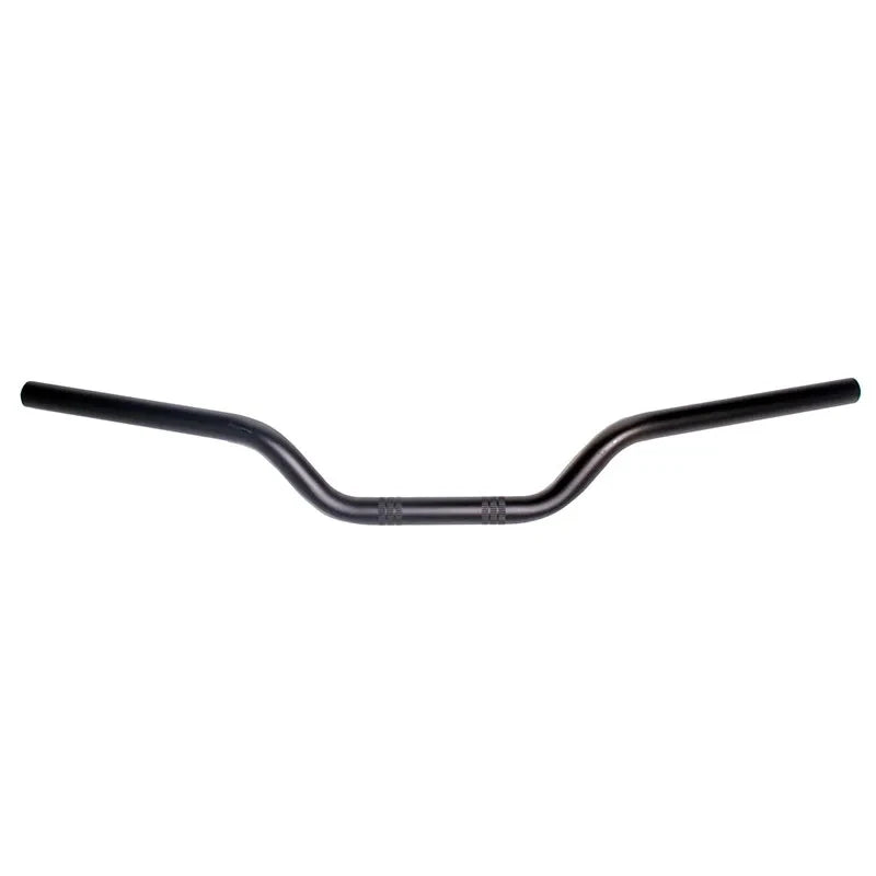 Black 7/8" 22MM Universal Motorcycle Bike Tracker Style Bar Handlebar Cafe Racer Old School For  - Automotive LED Light