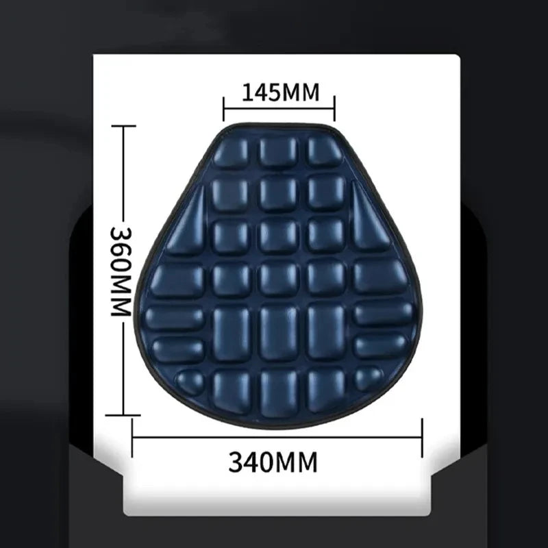 Motorcycle 3D Seat Cushion Black Foam Soft Comfortable Breathable EVA Seat Covers Mats Motorcycl - Automotive LED Light