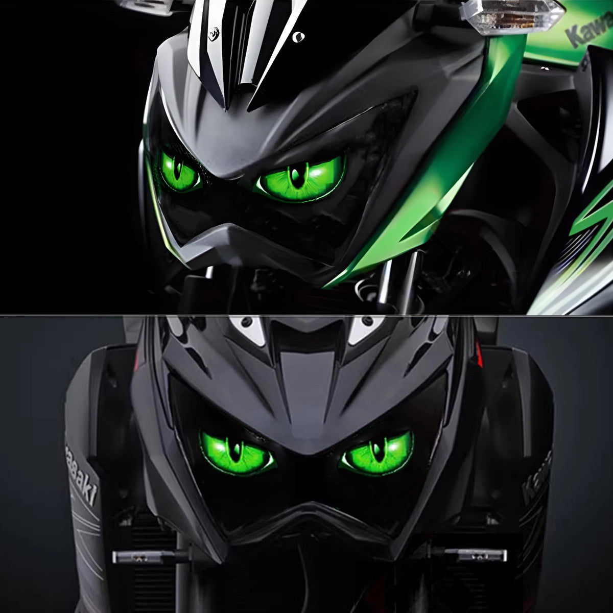 For kawasaki Z250 Z300 Z800 z 250 300 800 Motorcycle accessories headlight protection sticker he - LED Motorcycle Light