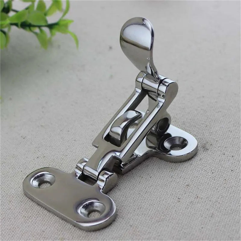 1pc Marine Boat Stainless Deck Lock Down Clamp Deck Hasp Locker Anti-Rattle Latch Fastener Marin - Automotive LED Light