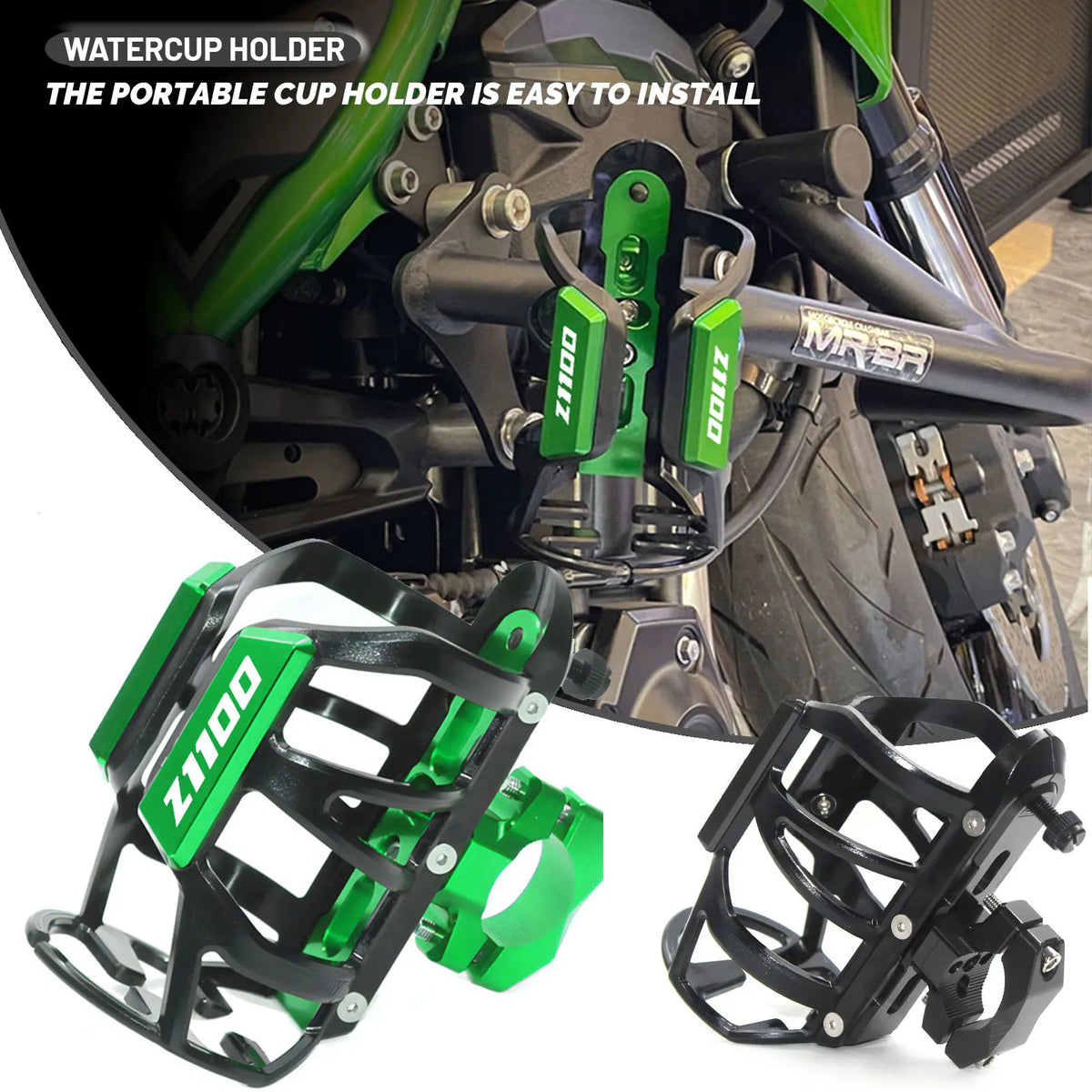 Fit For Z1100 Z1100SE Z 1100 SE 2026 Motorcycle Water Bottle Cage Drink Cup Holder Mount Accesso - Automotive LED Light