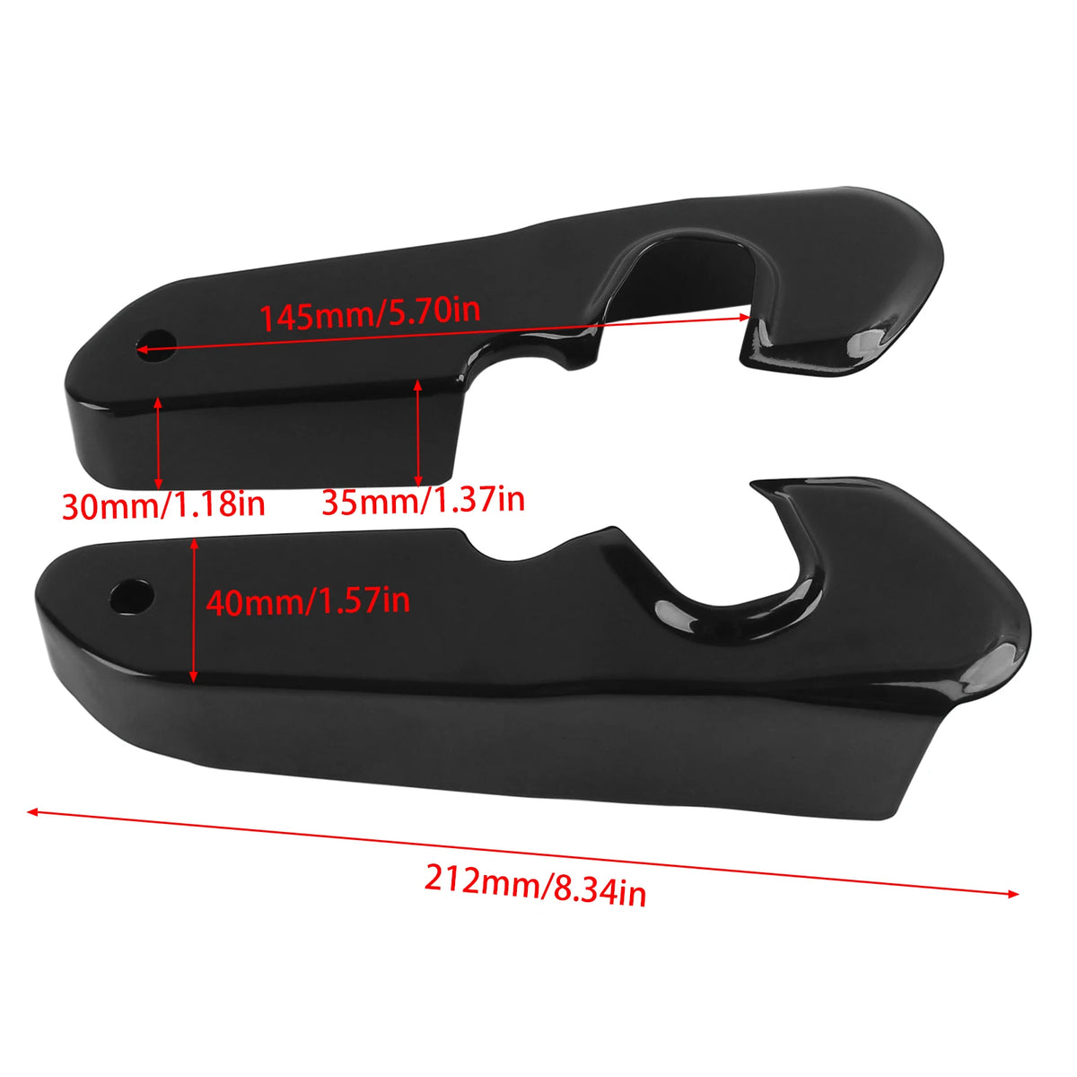 Gloss Black Motorcycle Short Rear Fender Mudguard Support Bracket For Harley Sportsters XL883 12 - Automotive LED Light