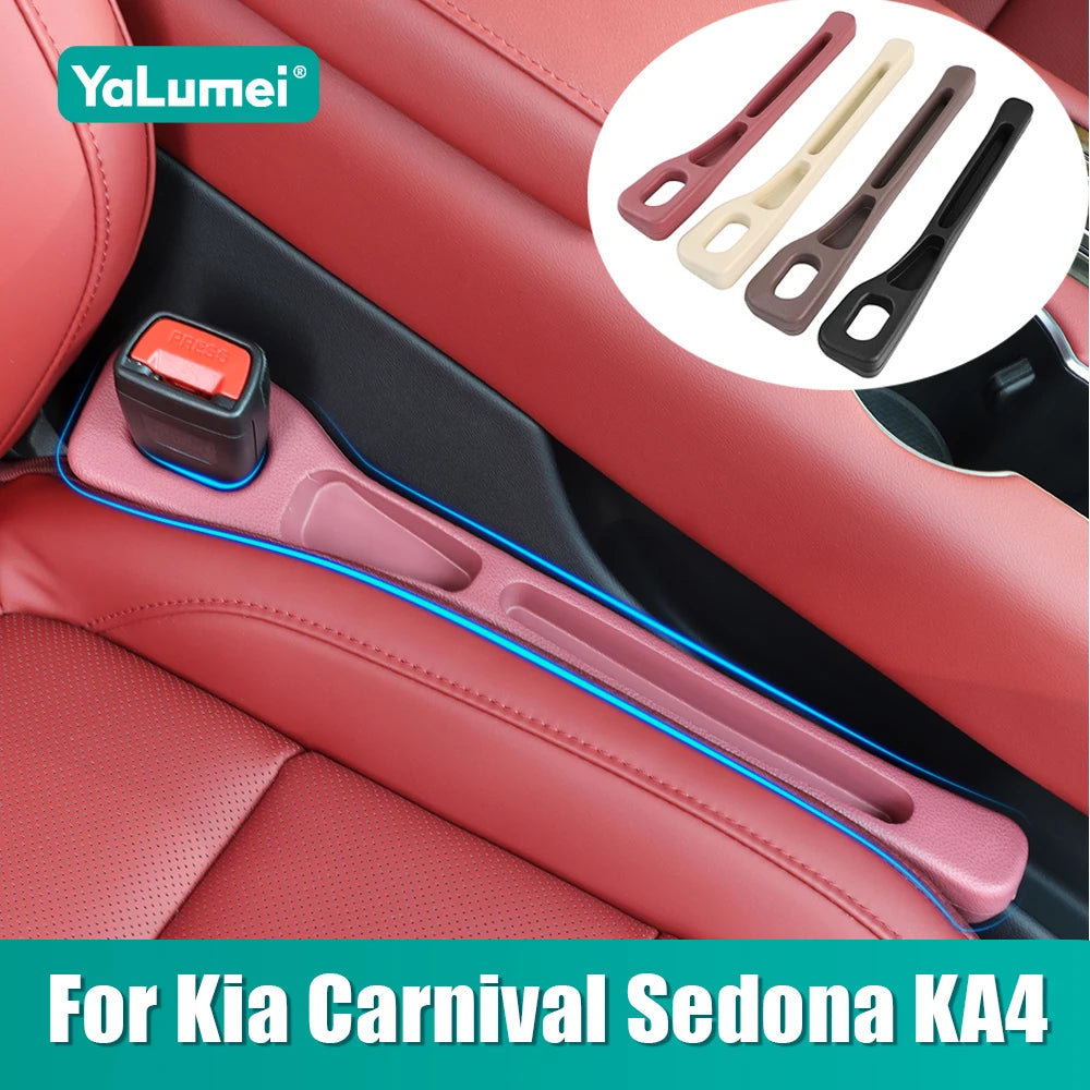 Car Seat Crevice Leak Proof Strips Gap Side Seam Filler Storage For Kia Carnival for Seat KA4 - Automotive LED Light