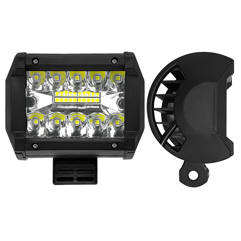 12V 60W LED Bar Offroad Spot Flood Combo LED Light Bar Work Light For Truck Car SUV ATV UTV 4WD  - LED Motorcycle Light