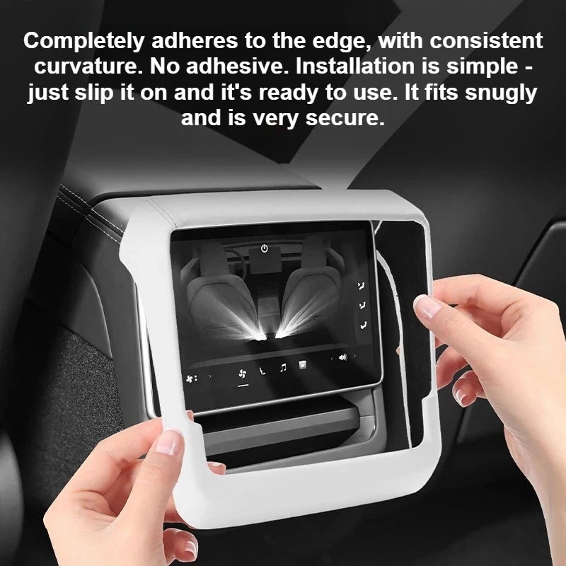 For Tesla Model Y Juniper/Model 3 2025 Up Rear Screen Frame Ventilation Mask Pro for Tesla Model 3 Model Y - Automotive