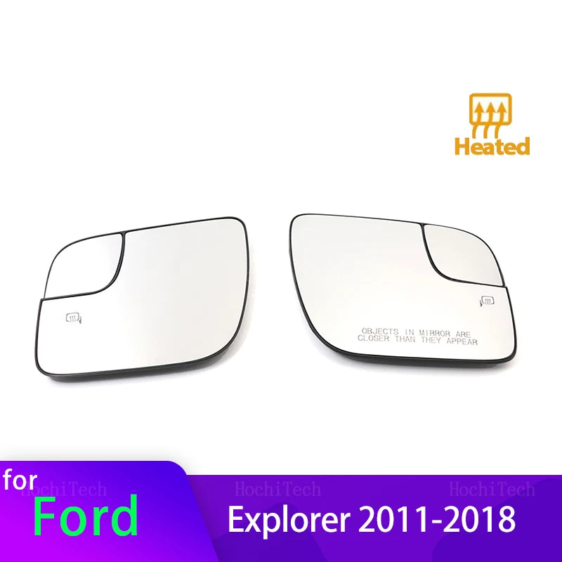 For Ford Explorer 2011-2018 Accessories Mirror Heated Side Mirror Glass Rearview for Ford 2011-2018 - Automotive LED Lig