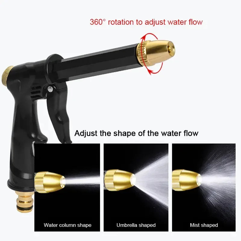 High Pressure Water Gun Water Spray Guns Kit Car Sprinkler Foam Cleaning Washer Cleaner for Car  - Automotive LED Light