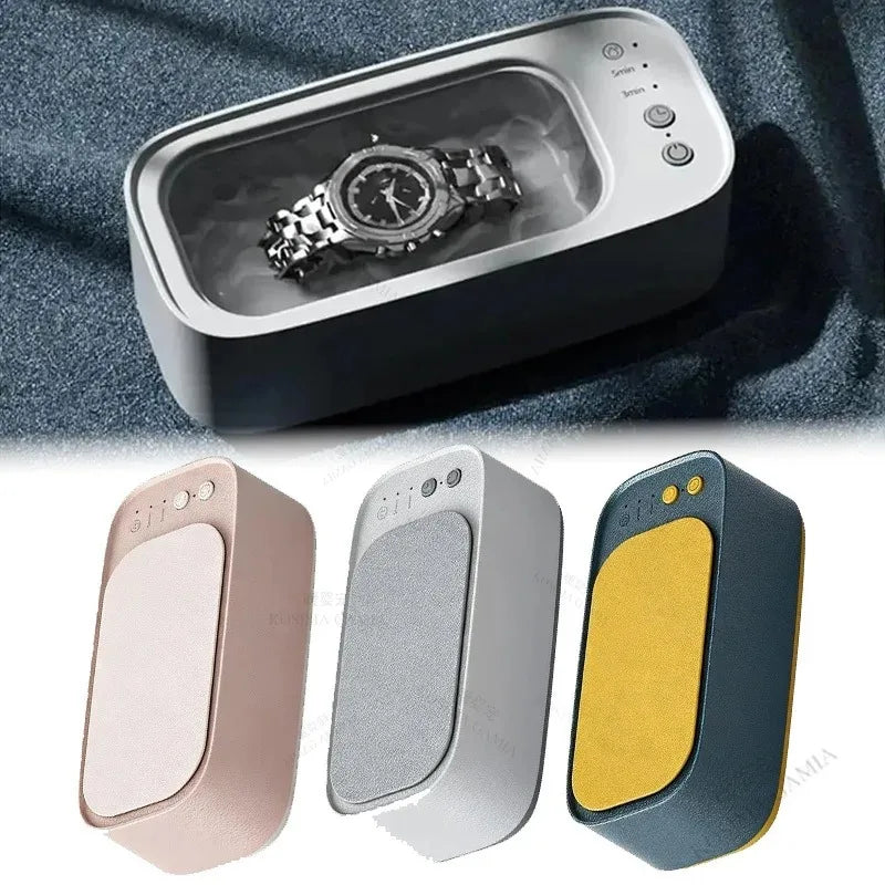 Contact Lens Ultrasonic Cleaner Glasses Cleaning Machine Vibrating Electric 3 Speed Jewelry Watc - Automotive LED Light