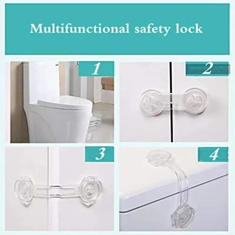 Drawer Stopper Lock Child Lock Door Lock Drawer Lock Child Safety Door Lock Baby Guard Safety Lo - Automotive LED Light