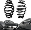 3" Universal Motorcycle Spiral Barrel Coiled Solo Seat Springs For Harley Chopper Bobber Softail - Automotive LED Light