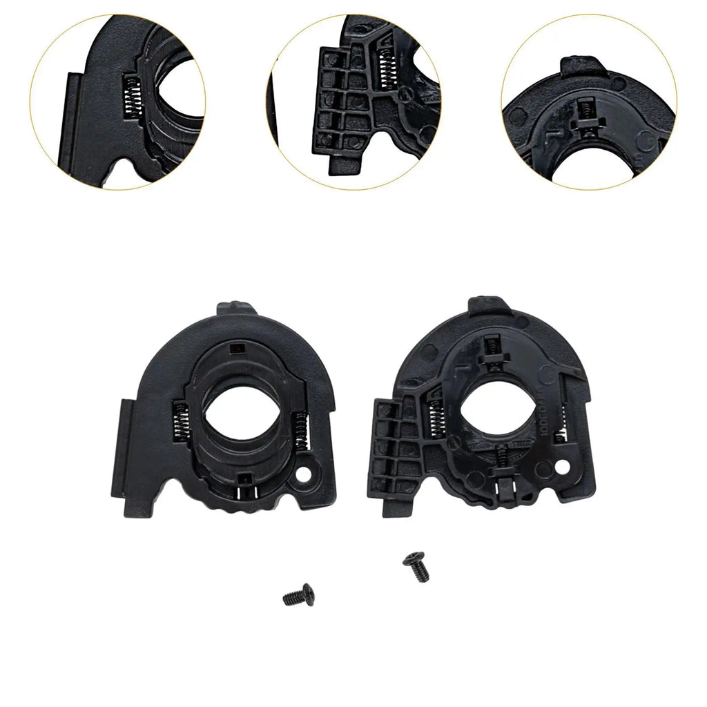 2 Pieces Helmet Visors Shield Base Practical Premium Easy to Install Left and Right Accessories  - Automotive LED Light