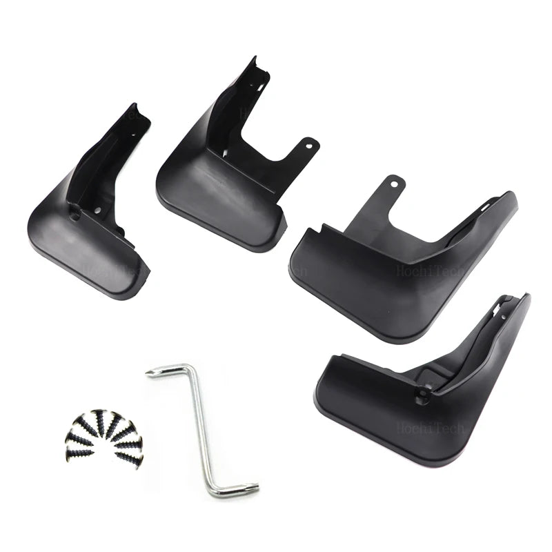 4pcs Black Mud Flaps For BYD Atto 3 Yuan Plus EV 2021-2024 Mudflaps Splash Guard for BYD 2021-2024 - Automotive LED Ligh