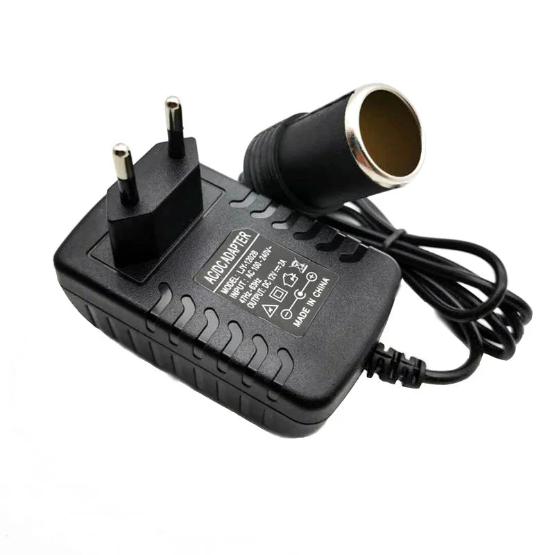 Car Cigarette Lighter Adapte 220V to 12V 2A DC Power Converter Charger Transformer Cigar Lit Lig - Automotive LED Light