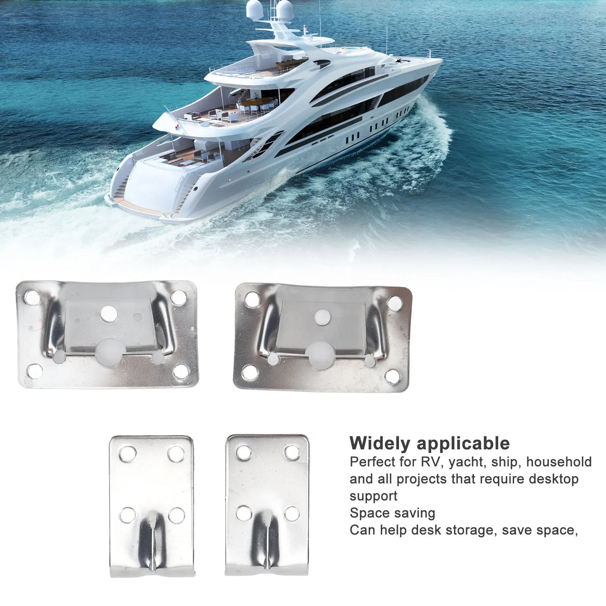 RV Marine Grade Table Bracket Stainless Removable Brackets Removable Easy Installation Widely Ap - Automotive LED Light