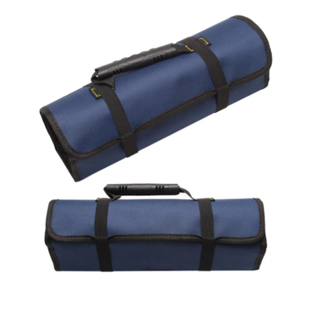 Universal Motorcycle Tools Bag Multifunction Oxford Pocket Toolkit Rolled Bag Portable Large Cap - Automotive LED Light